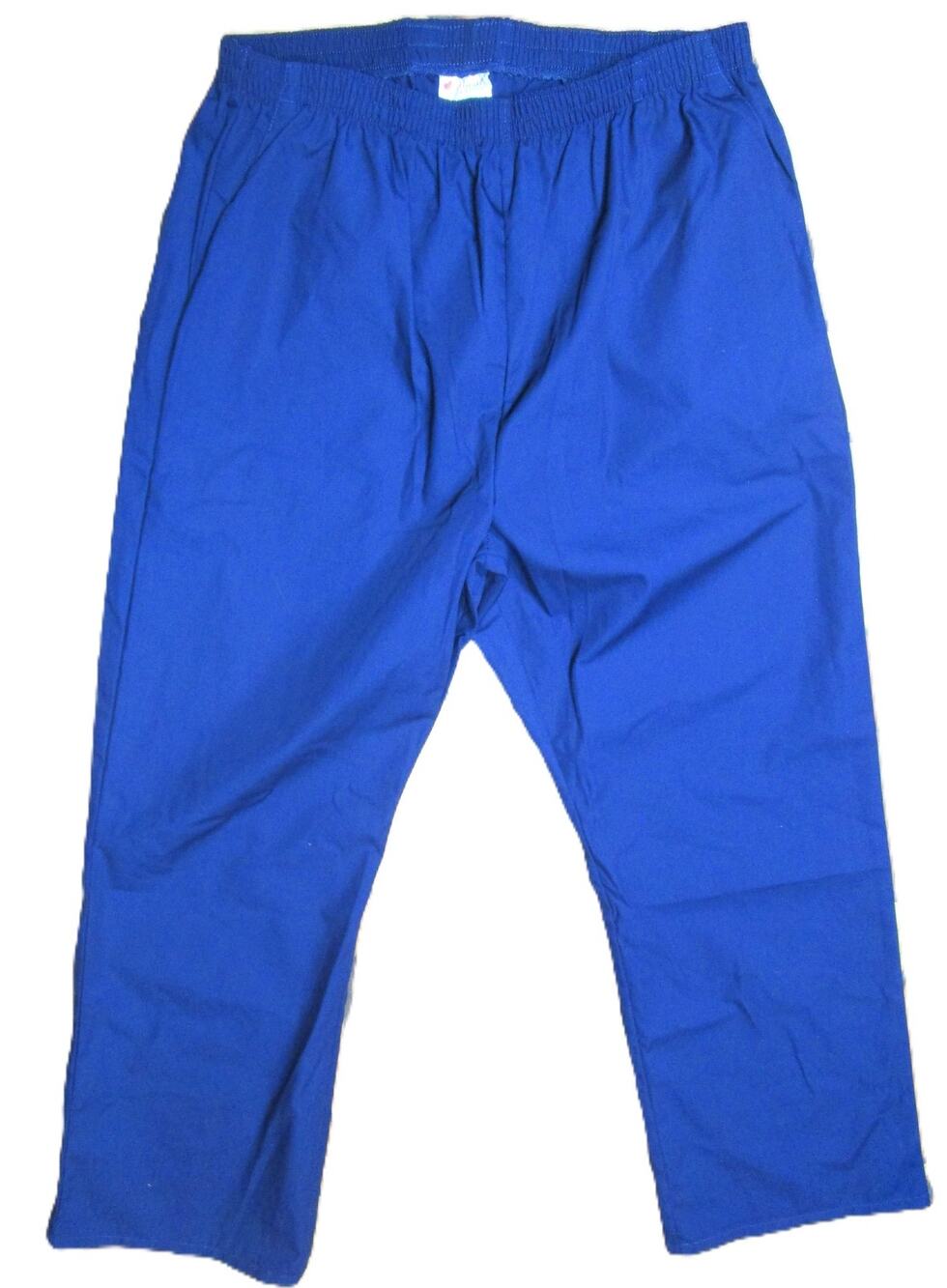 allheart Unisex Blue Medical Scrubs Size XL 29x30 inches Basic Nursing Workwear
